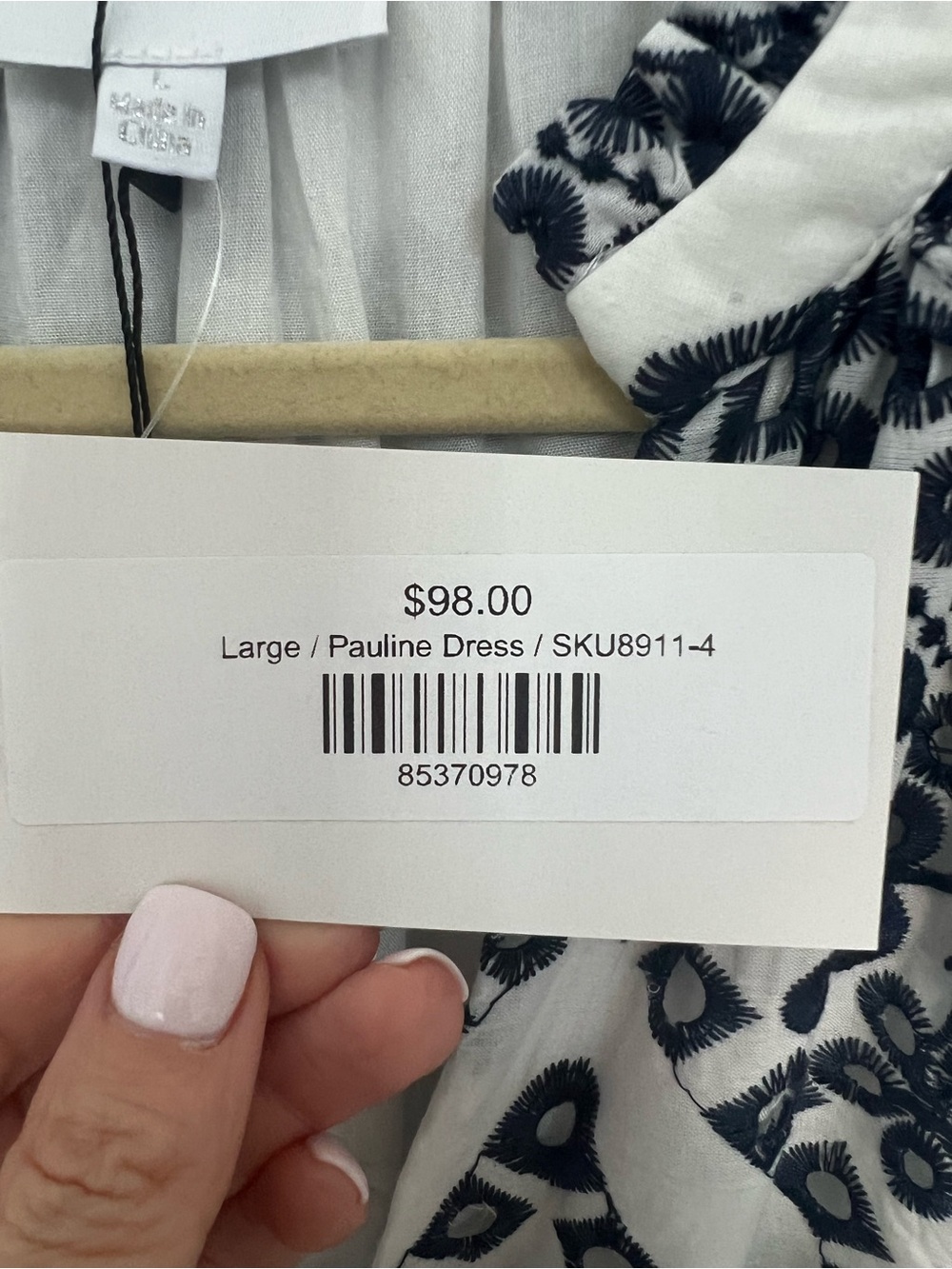 NWT! Sugarlips Embroidered Dress - Picture 6 of 10